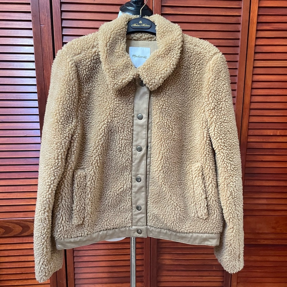 Madewell Faux Fur Jacket M